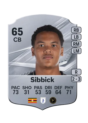 Sibbick - 65 - Rare EA FC 27 card