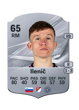 Ilenič - 65 - Rare EA FC 27 card