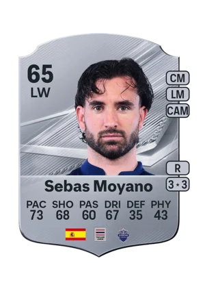 Sebas Moyano - 65 - Rare EA FC 27 card