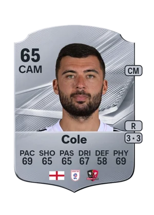 Cole - 65 - Rare EA FC 27 card