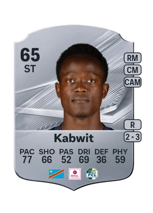 Kabwit - 65 - Rare EA FC 27 card