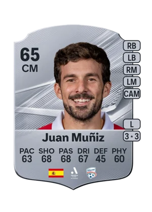 Juan Muñiz - 65 - Rare EA FC 27 card