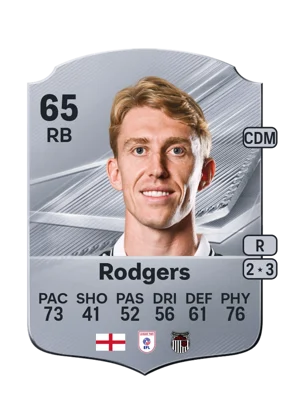 Rodgers - 65 - Rare EA FC 27 card