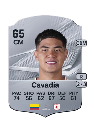 Cavadía - 65 - Rare EA FC 27 card