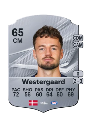 Westergaard - 65 - Rare EA FC 27 card