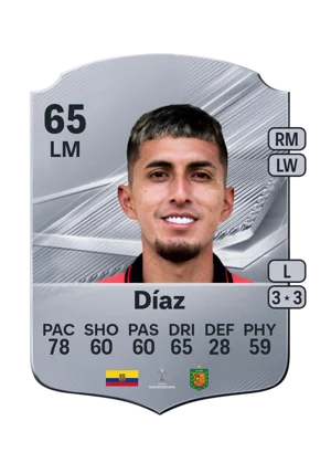 Díaz - 65 - Rare EA FC 27 card