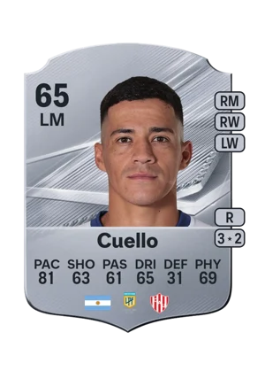 Cuello - 65 - Rare EA FC 27 card