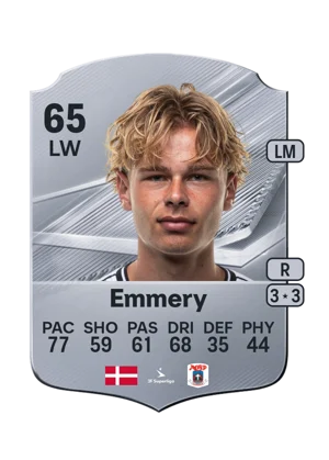 Emmery - 65 - Rare EA FC 27 card