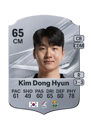 Kim Dong Hyun - 65 - Rare EA FC 27 card
