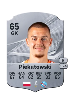 Piekutowski - 65 - Rare EA FC 27 card