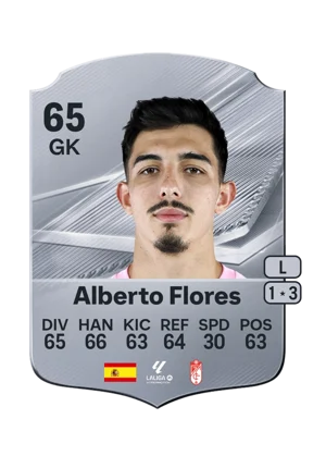 Alberto Flores - 65 - Rare EA FC 27 card