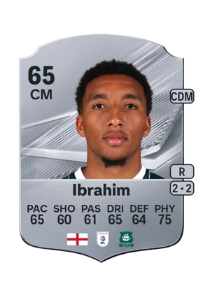 Ibrahim - 65 - Rare EA FC 27 card