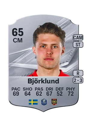 Björklund - 65 - Rare EA FC 27 card