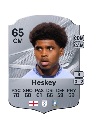 Heskey - 65 - Rare EA FC 27 card