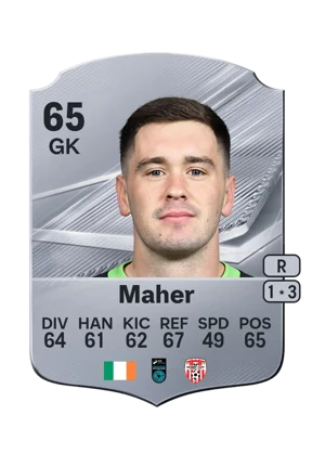 Maher - 65 - Rare EA FC 27 card