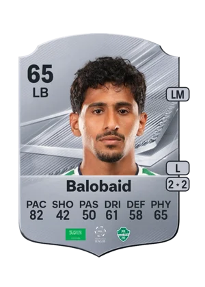 Balobaid - 65 - Rare EA FC 27 card