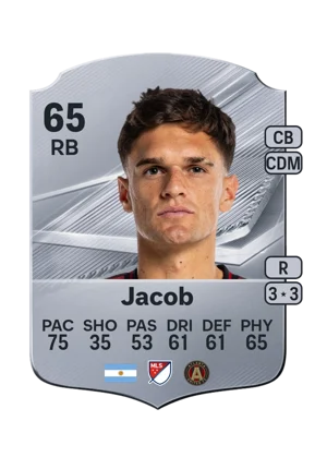 Jacob - 65 - Rare EA FC 27 card