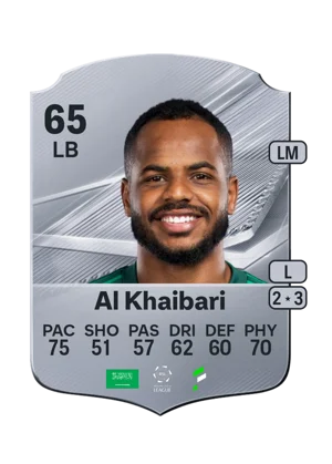 Al Khaibari - 65 - Rare EA FC 27 card