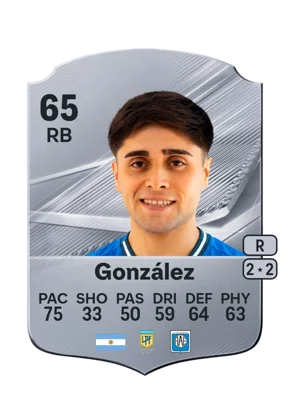 González - 65 - Rare EA FC 27 card