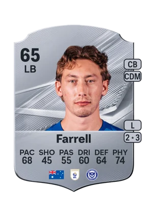 Farrell - 65 - Rare EA FC 27 card