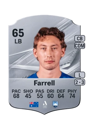 Farrell - 65 - Rare EA FC 27 card