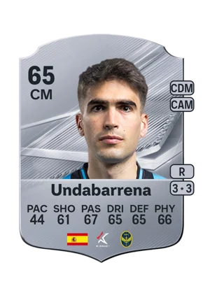 Undabarrena - 65 - Rare EA FC 27 card
