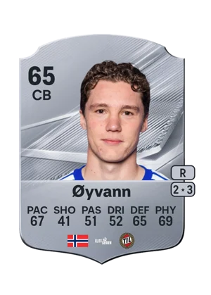 Øyvann - 65 - Rare EA FC 27 card