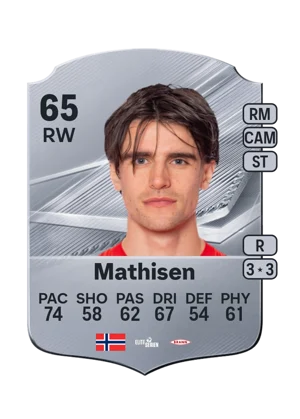 Mathisen - 65 - Rare EA FC 27 card