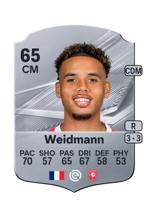 Weidmann - 65 - Rare EA FC 27 card