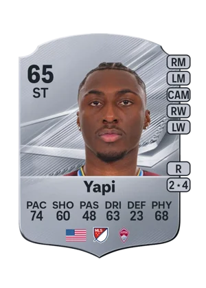 Yapi - 65 - Rare EA FC 27 card