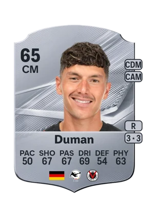 Duman - 65 - Rare EA FC 27 card