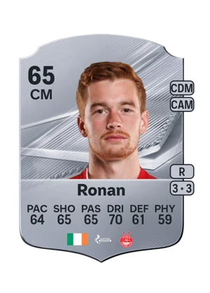 Ronan - 65 - Rare EA FC 27 card