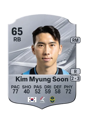 Kim Myung Soon - 65 - Rare EA FC 27 card