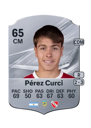 Pérez Curci - 65 - Rare EA FC 27 card
