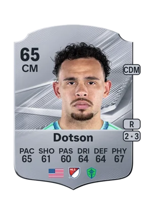 Dotson - 65 - Rare EA FC 27 card