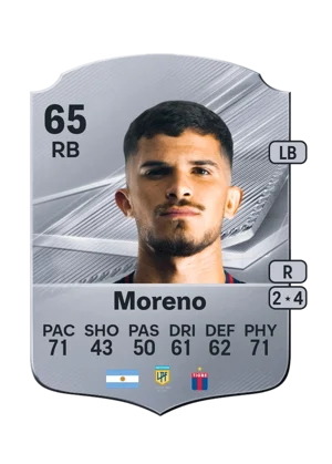 Moreno - 65 - Rare EA FC 27 card