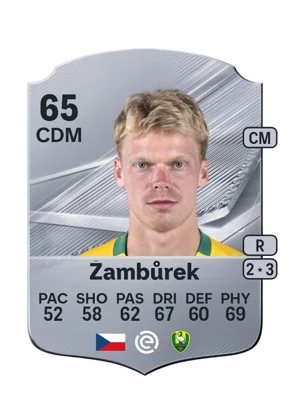 Žambůrek - 65 - Rare EA FC 27 card