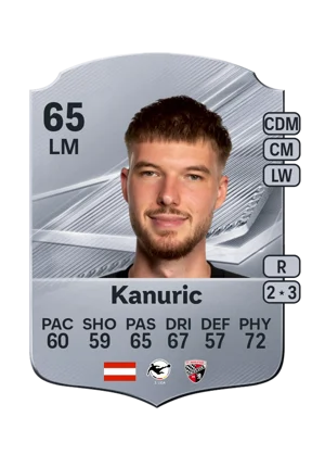 Kanuric - 65 - Rare EA FC 27 card