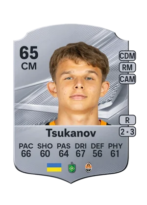 Tsukanov - 65 - Rare EA FC 27 card