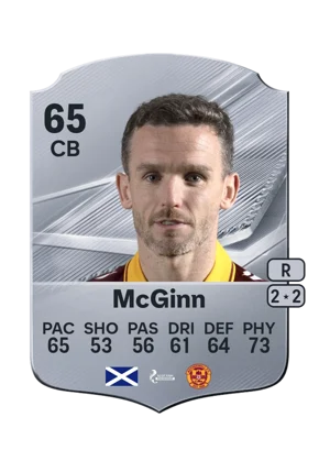 McGinn - 65 - Rare EA FC 27 card