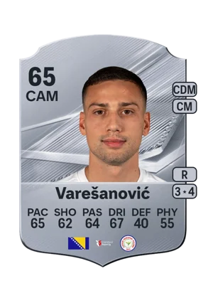 Varešanović - 65 - Rare EA FC 27 card
