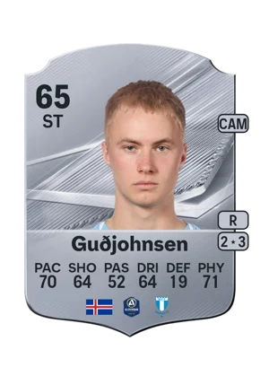 Guðjohnsen - 65 - Rare EA FC 27 card