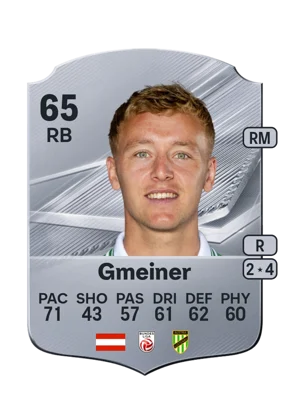 Gmeiner - 65 - Rare EA FC 27 card