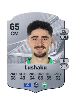 Lushaku - 65 - Rare EA FC 27 card