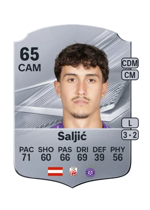 Šaljić - 65 - Rare EA FC 27 card