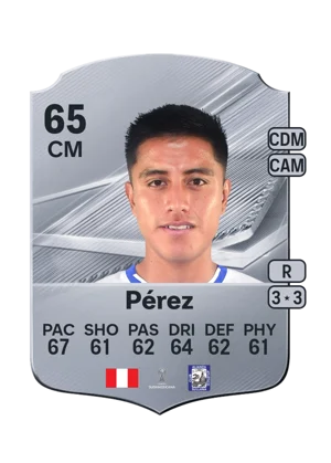 Pérez - 65 - Rare EA FC 27 card