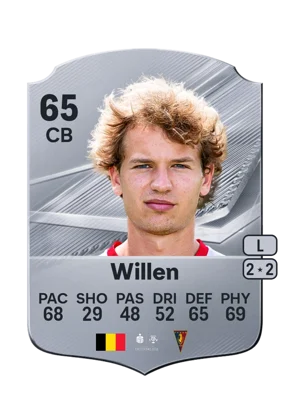 Willen - 65 - Rare EA FC 27 card
