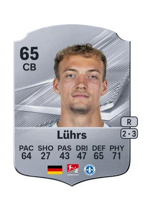 Lührs - 65 - Rare EA FC 27 card