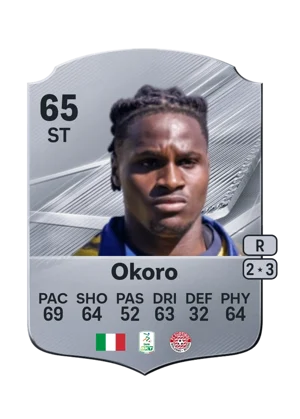 Okoro - 65 - Rare EA FC 27 card