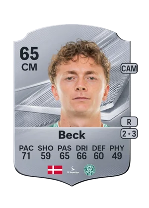Beck - 65 - Rare EA FC 27 card
